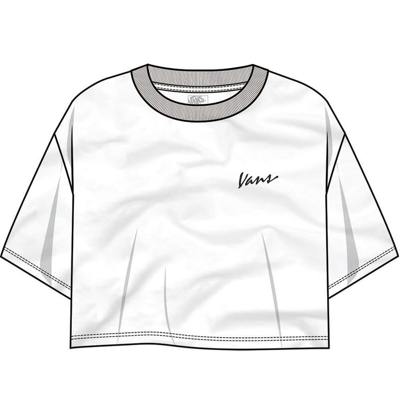 Classic Script Kadın Beyaz T-Shirt - VN000QDF