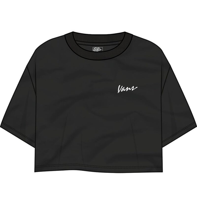 Classic Script Kadın Siyah T-Shirt - VN000QDF