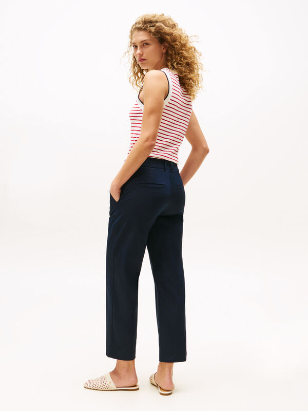 CO SLIM STRAIGHT CHINO Kadın Mavi Pantolon - WW0WW40504