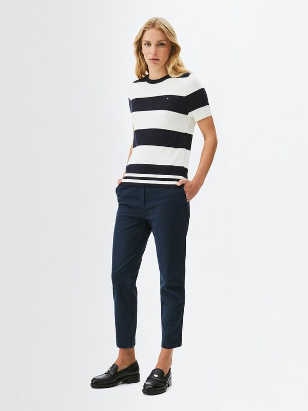 CO STRETCH GMD SLIM CHINO Kadın Mavi Pantolon - WW0WW45920