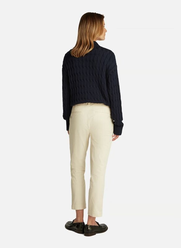 CO STRETCH GMD SLIM CHINO Kadın Sarı Pantolon - WW0WW45920