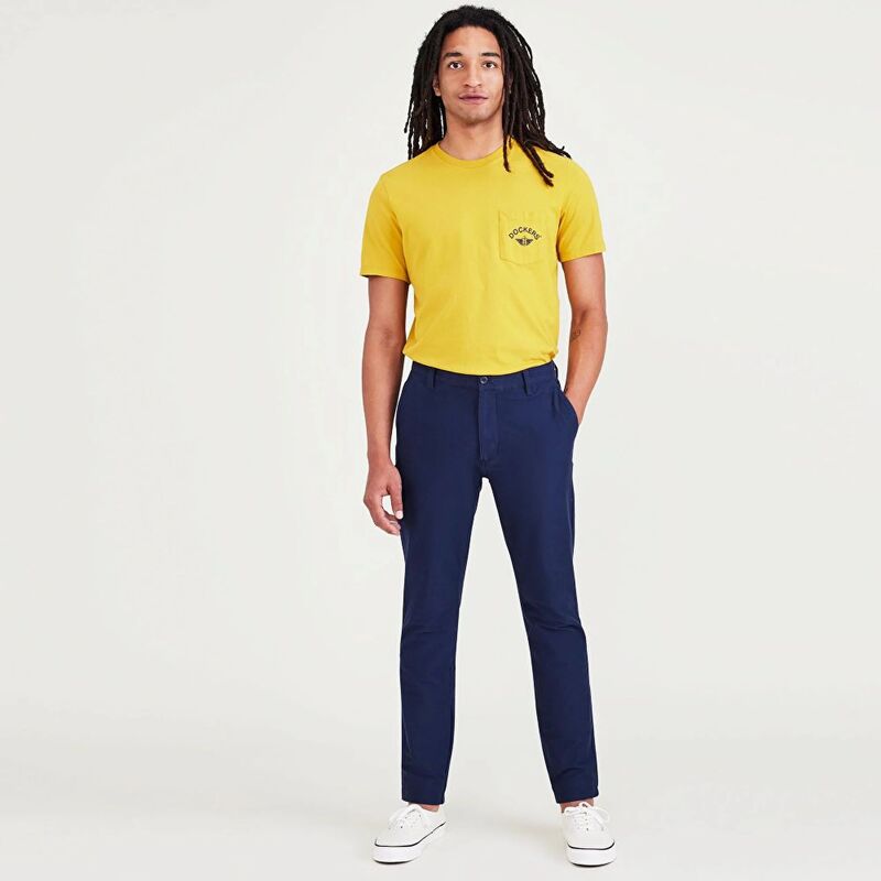 Dockers - COMFORT KNIT CHINO SKNY NAVY BLAZER Erkek Lacivert Pantolon - A4264