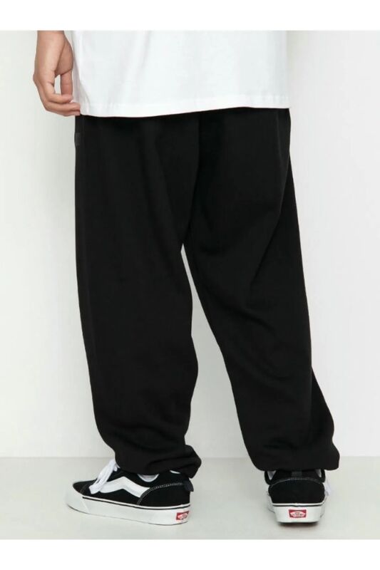 Core Basic Relaxed Fleece Pant Erkek Siyah Eşofman Altı - VN000HQ2
