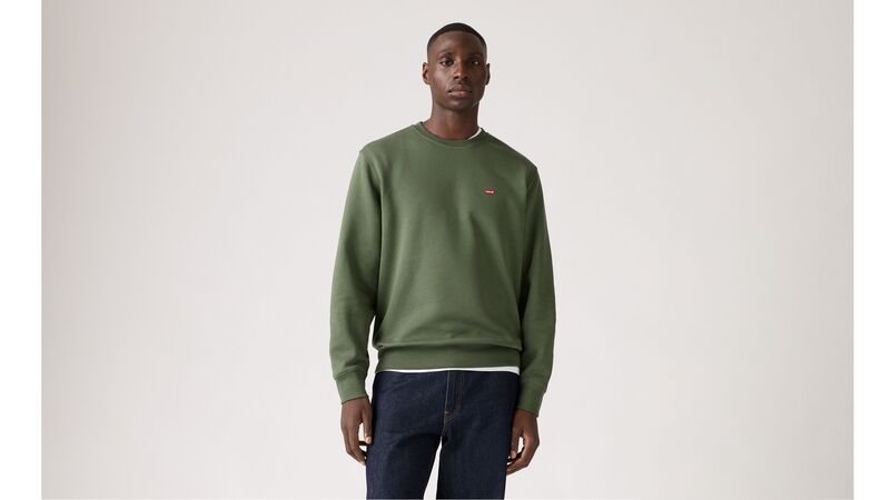 Levi's - CORE NG CREW SWEATSHIRT Erkek Yeşil Sweatshirt - 34257