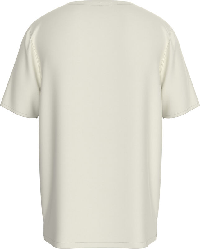 Tommy Hilfiger - CREW NECK SLUB TEE Erkek Beyaz T-Shirt - UM0UM03527