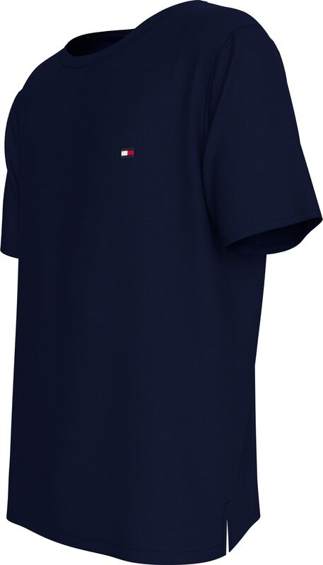 CREW NECK SLUB TEE Erkek Mavi T-Shirt - UM0UM03527