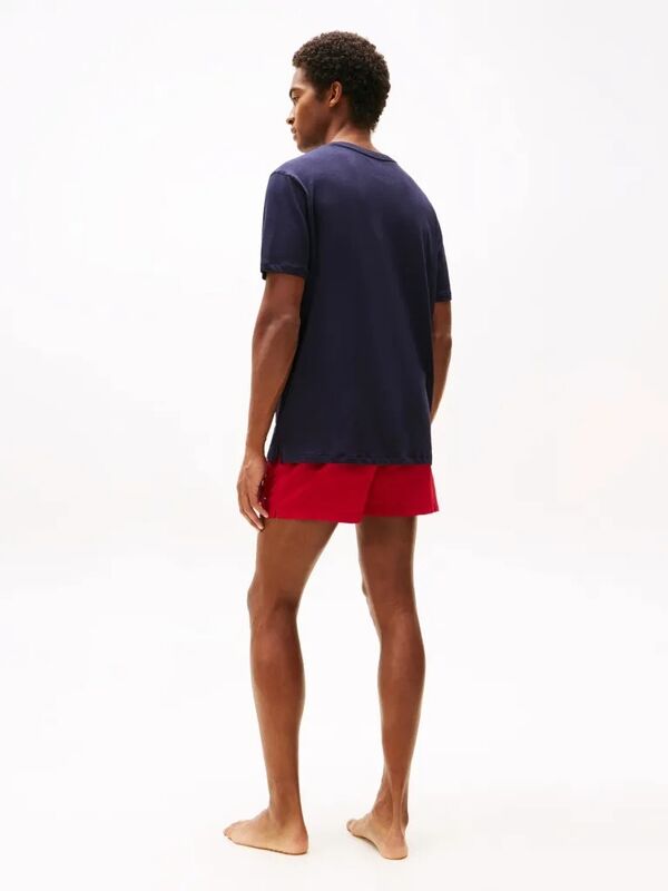 CREW NECK SLUB TEE Erkek Mavi T-Shirt - UM0UM03527