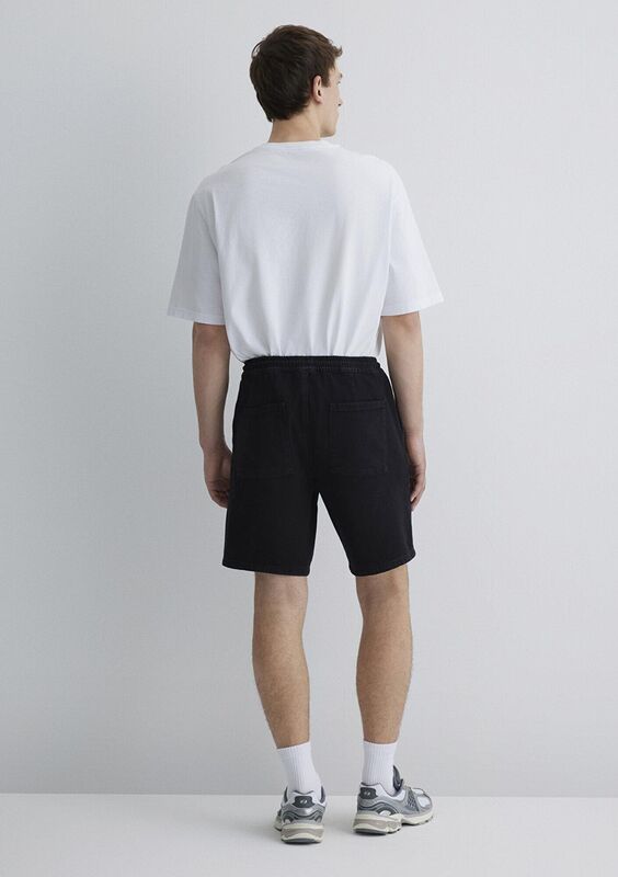 DAYTON Erkek Gri Denim Şort - M0410093