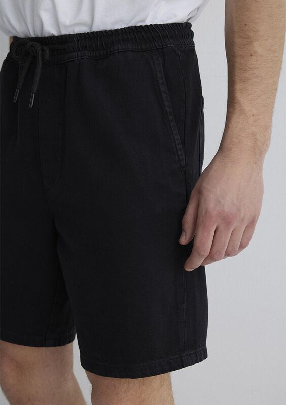 DAYTON Erkek Gri Denim Şort - M0410093