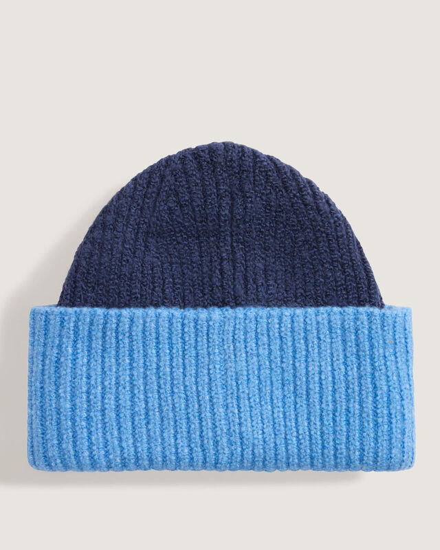 Densmore Wide Cuff Beanie Uniseks Mavi Bere - VN000HSX