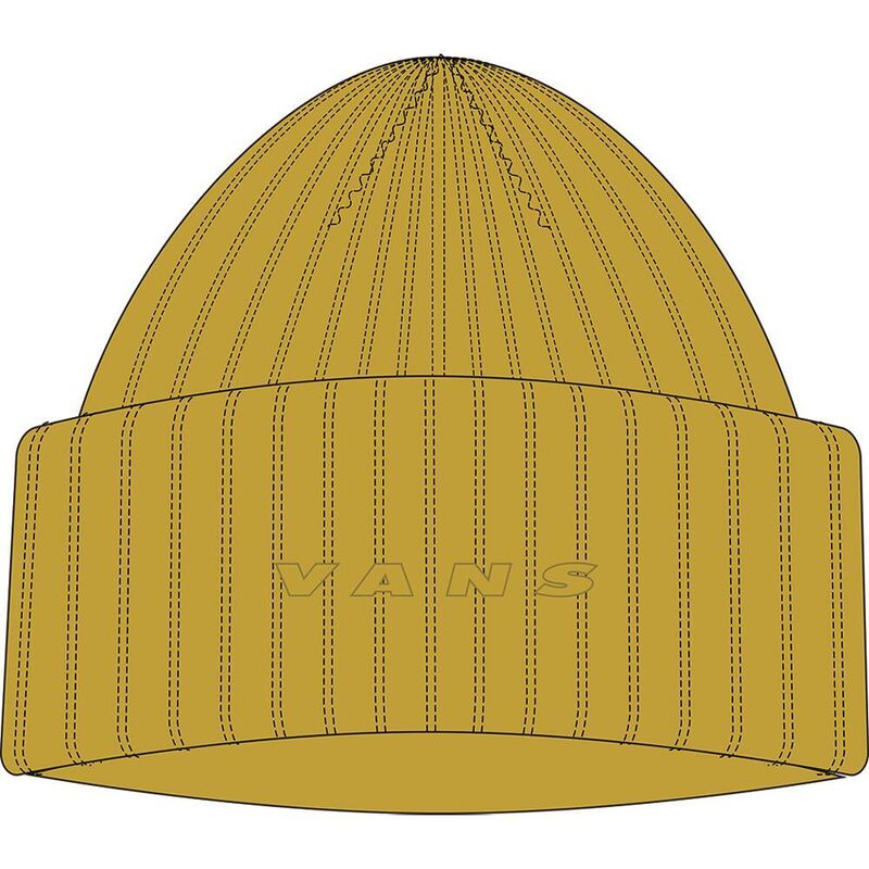 Vans - Densmore Wide Cuff Beanie Uniseks Sarı Bere - VN000HSX