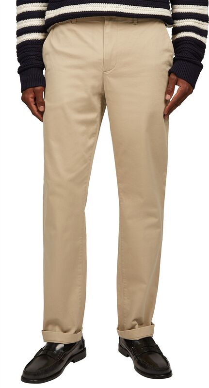 Tommy Hilfiger - DENTON CHINO SATIN Erkek Bej Pantolon - MW0MW37873