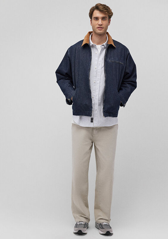 DENVER Erkek Mavi Denim Ceket - M0111216