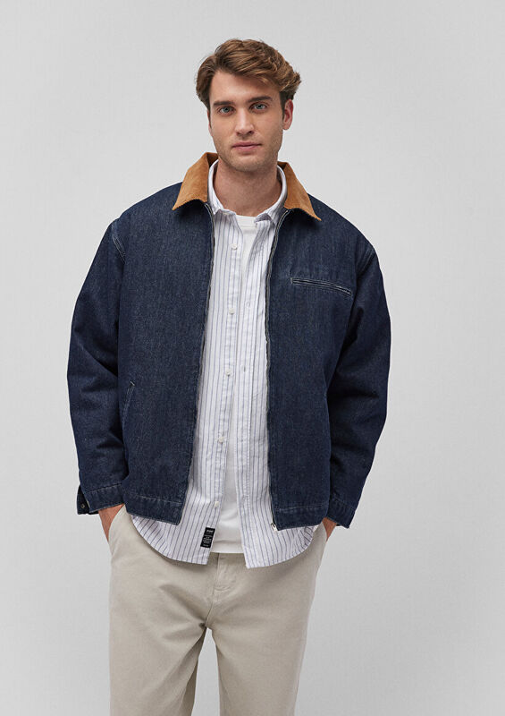 DENVER Erkek Mavi Denim Ceket - M0111216