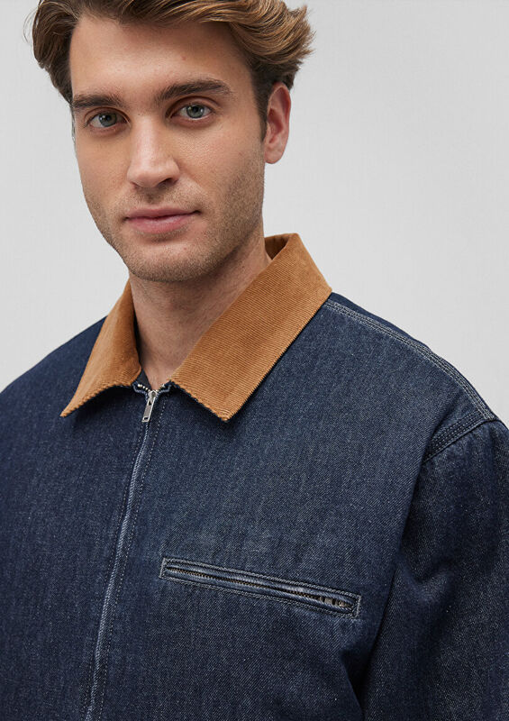 DENVER Erkek Mavi Denim Ceket - M0111216