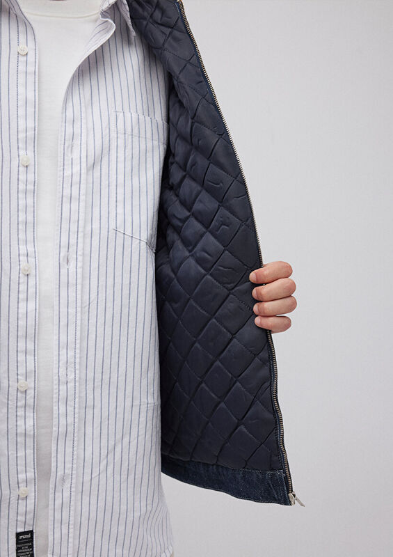 DENVER Erkek Mavi Denim Ceket - M0111216