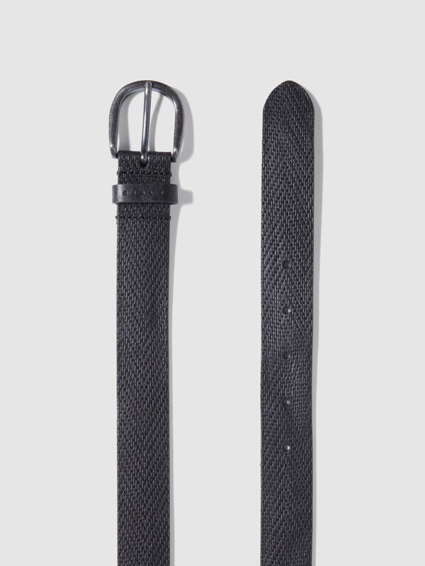 Deri Kemer Erkek Siyah Kemer - 323A6G8ZSL00Q