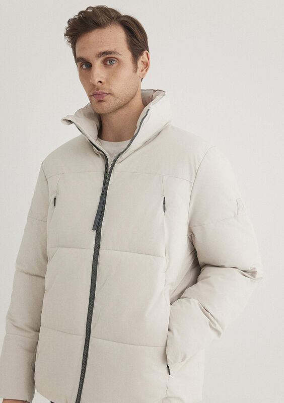 Mavi - DİK YAKA CEKET Erkek Bej Ceket - M0110462