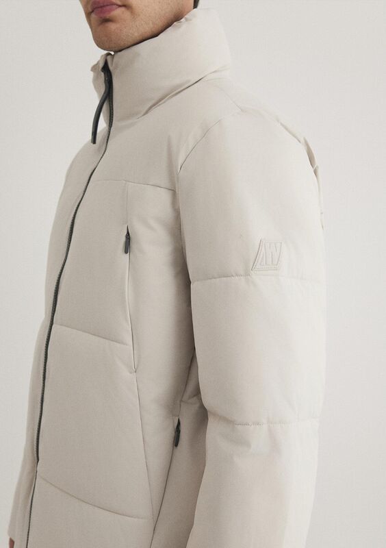 DİK YAKA CEKET Erkek Bej Ceket - M0110462