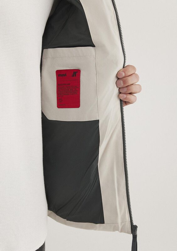 DİK YAKA CEKET Erkek Bej Ceket - M0110462