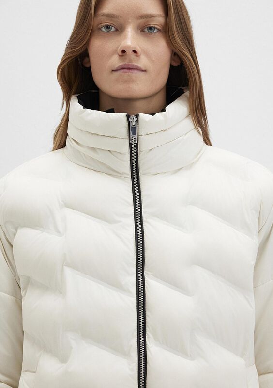 DİK YAKA CEKET Kadın Bej Ceket - M1110714