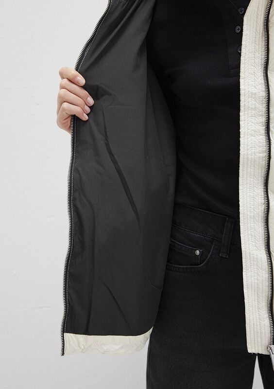 DİK YAKA CEKET Kadın Bej Ceket - M1110714