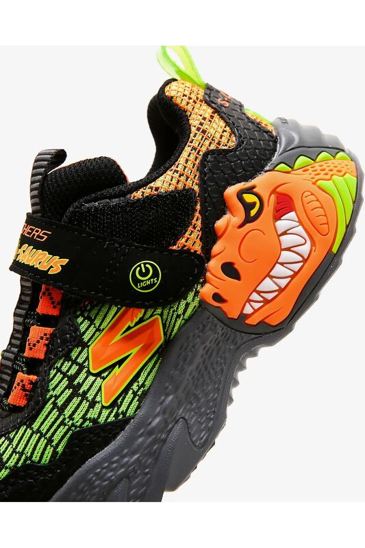 DINO - LIGHTS Erkek Çocuk Siyah Ayakkabı - 400615L