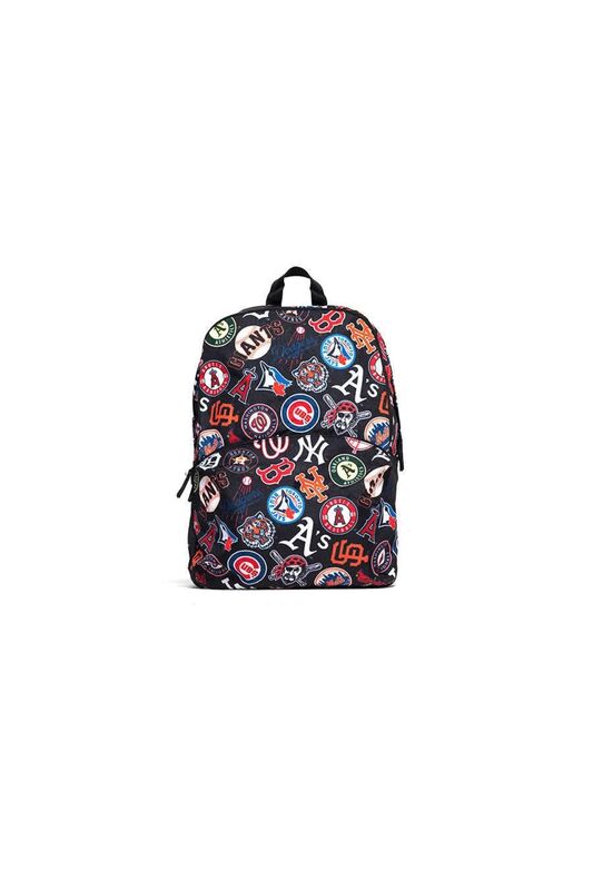 DISTI MULTI BAG MLB AOP MLBALL BLK Uniseks Siyah Sırt Çantası - 60240052