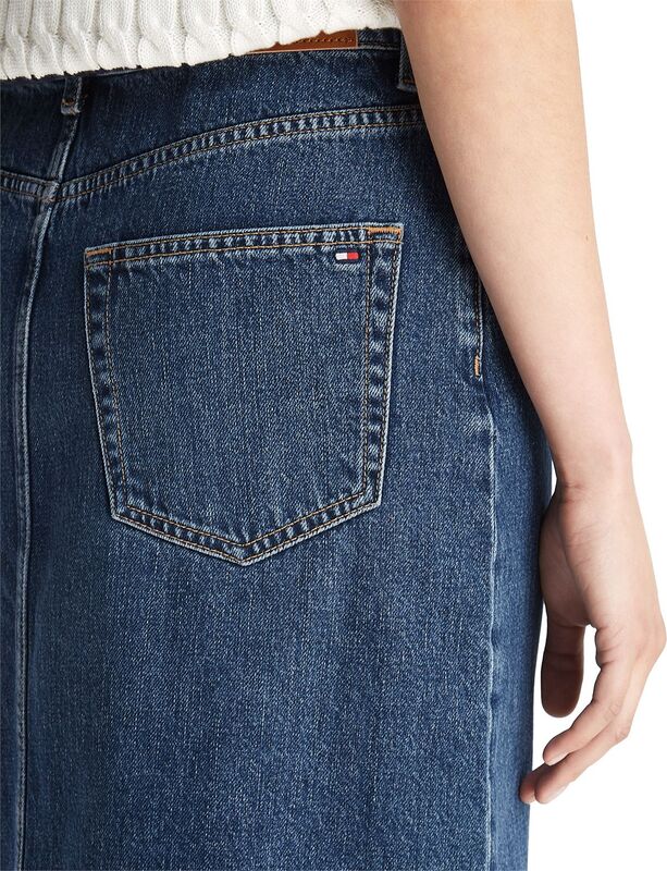 DNM DEE STRAIGHT KNEE RW SKIRT Kadın Mavi Etek - WW0WW45666