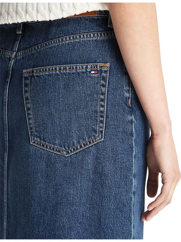 DNM DEE STRAIGHT KNEE RW SKIRT Kadın Mavi Etek - WW0WW45666