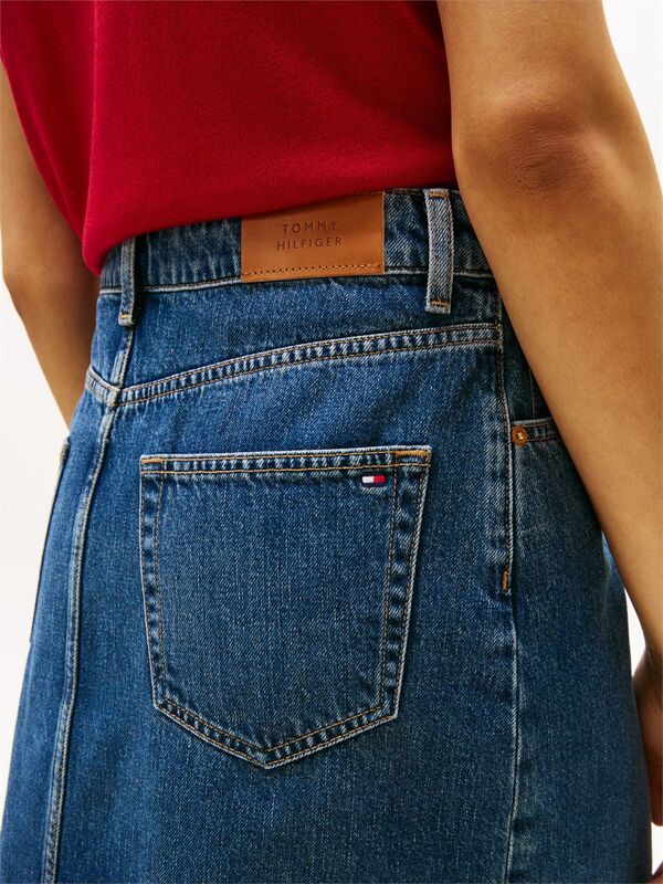 DNM DEE STRAIGHT KNEE RW SKIRT Kadın Mavi Etek - WW0WW45666