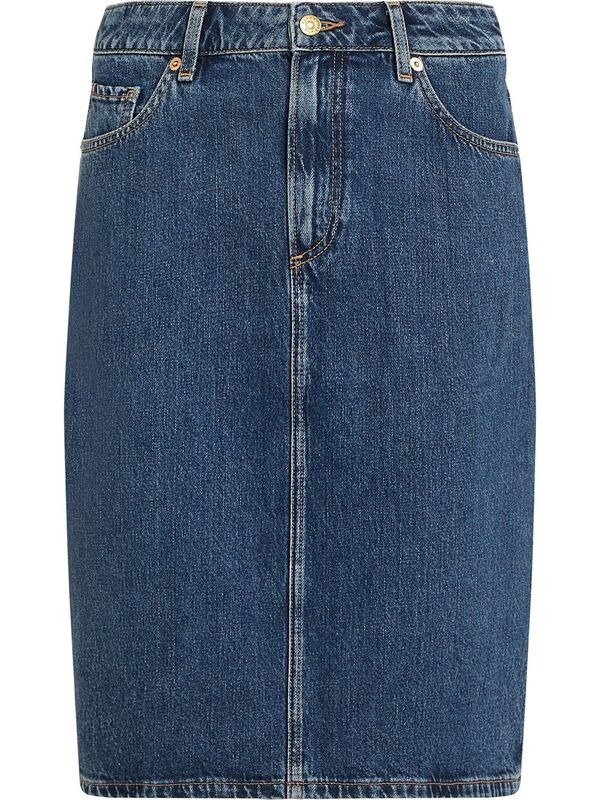 DNM DEE STRAIGHT KNEE RW SKIRT Kadın Mavi Etek - WW0WW45666