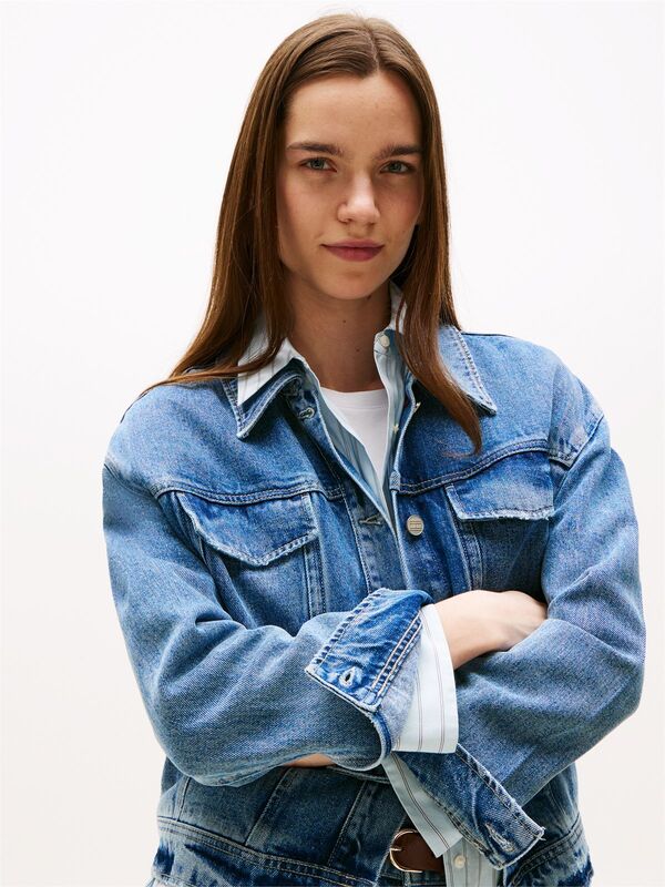 DNM LANA CASUAL JACKET Kadın Mavi Mont - WW0WW46485