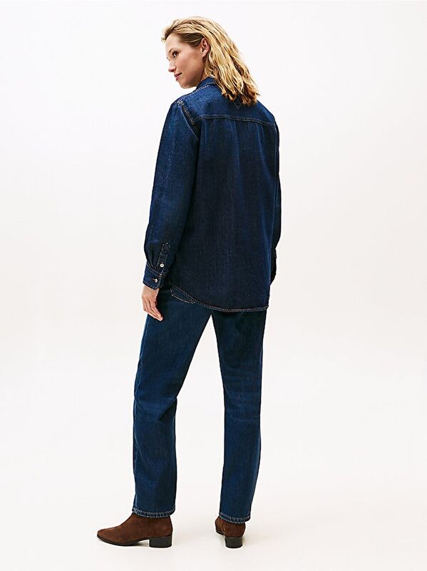 DNM MILO REG SHIRT Kadın Mavi Gömlek - WW0WW47453