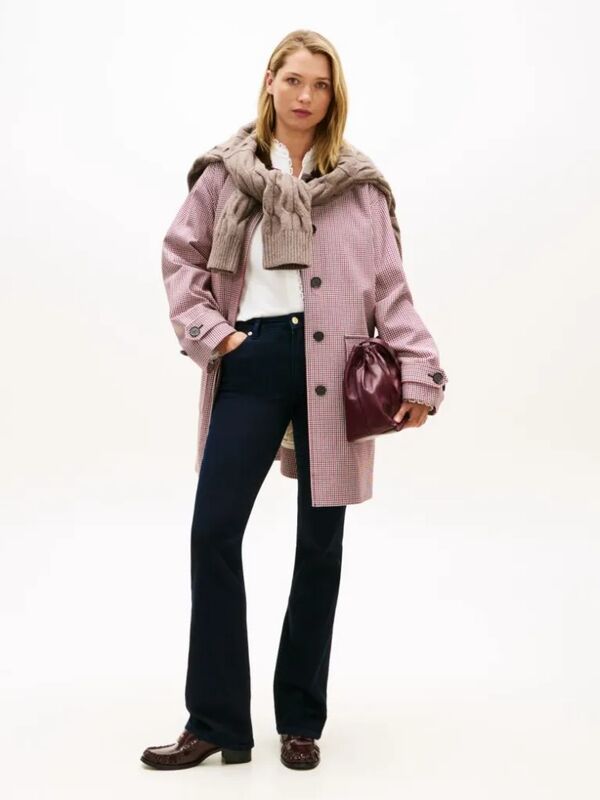 Tommy Hilfiger - DNM NINA BOOTCUT RW Kadın Mavi Denim Pantolon - WW0WW50541