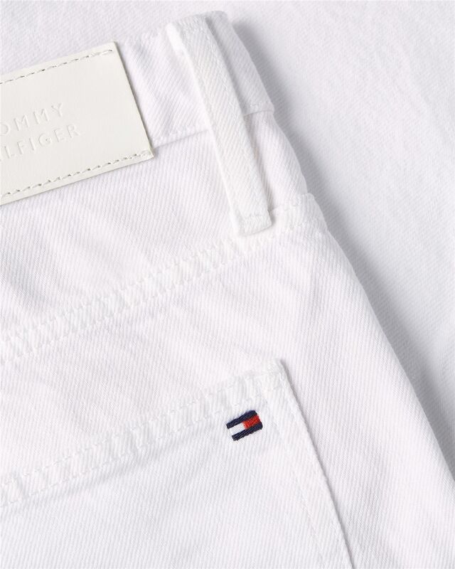 DNM STRAIGHT SHORT RW WHITE Kadın Beyaz Şort - WW0WW45924