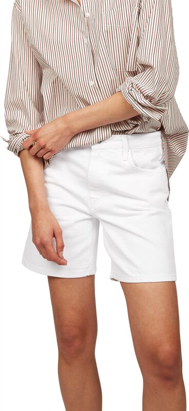 DNM STRAIGHT SHORT RW WHITE Kadın Beyaz Şort - WW0WW45924