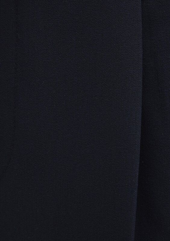 DOKUMA PANTOLON Kadın Lacivert Pantolon - M1011136