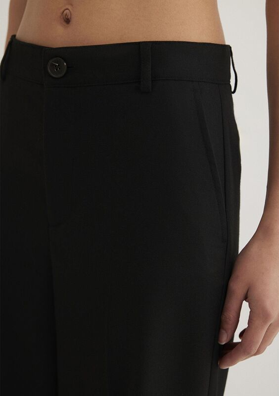 DOKUMA PANTOLON Kadın Siyah Pantolon - M1010647