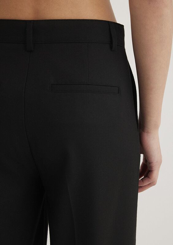 DOKUMA PANTOLON Kadın Siyah Pantolon - M1010647