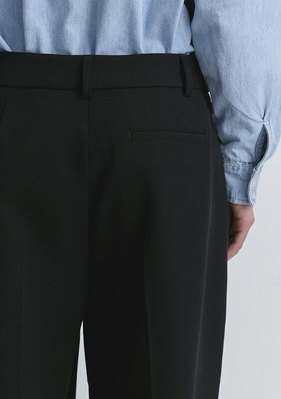DOKUMA PANTOLON Kadın Siyah Pantolon - M1010947