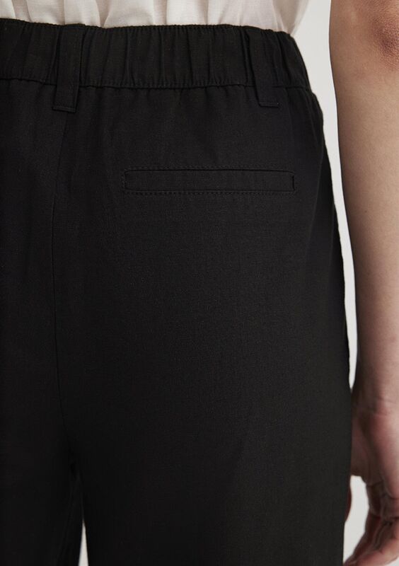 DOKUMA PANTOLON Kadın Siyah Pantolon - M1011000