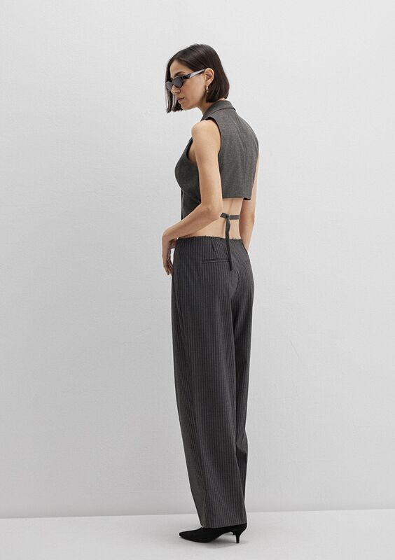 DOKUMA PANTOLON Kadın Siyah Pantolon - M1011129