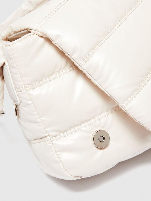 Dolgulu Suni Deri Mini Çanta Kadın Siyah Mix Çanta - 323A6HHAWY03G Dolgulu Suni Deri Mini Çanta Kadın Siyah Mix Çanta - 323A6HHAWY03G