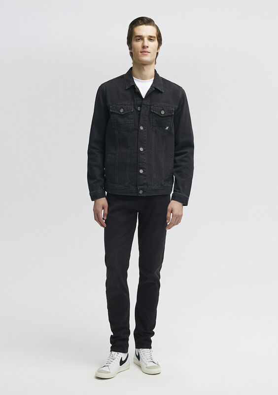 DRAKE Erkek Gri Denim Ceket - M010143