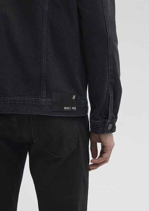 DRAKE Erkek Gri Denim Ceket - M010143