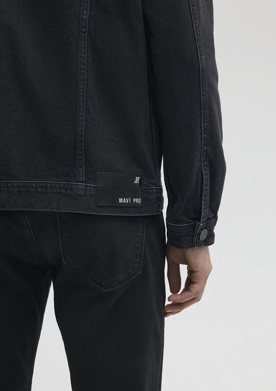 DRAKE Erkek Gri Denim Ceket - M010143