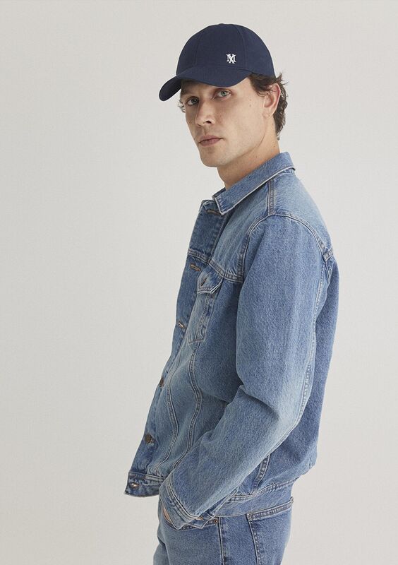 DRAKE Erkek Mavi Denim Ceket - M010143