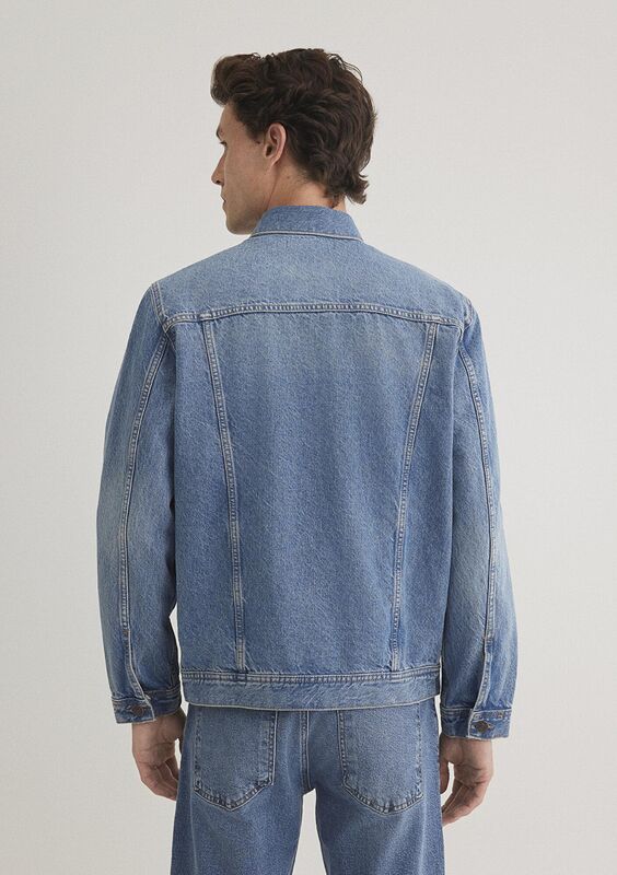 DRAKE Erkek Mavi Denim Ceket - M010143