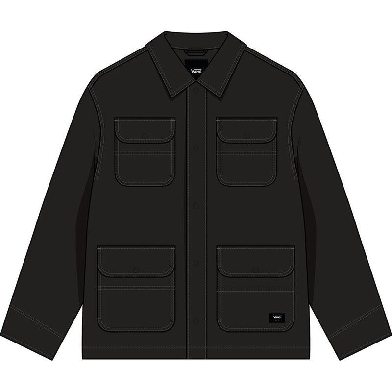 Vans - Drill Chore Nylon Jacket Erkek Siyah Mont - VN000P78